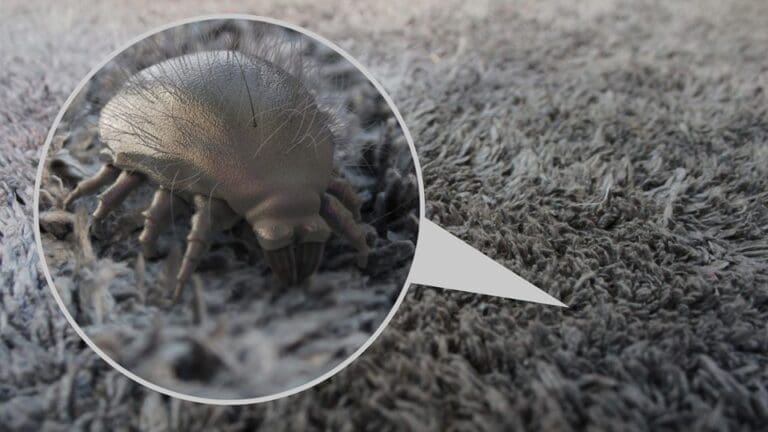 dust mite allergens can be very disruptive