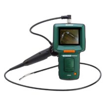 A videoscope provides visual inspection of tight spaces.